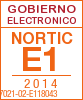 Sello de certificación de la E1:2014 con el NIU 17021-02-E118043