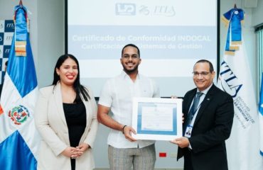 El ITLA recibe la certificación el Sistema de Gestión de Calidad (SGC) bajo la norma ISO 9001:2015 otorgada por el INDOCAL